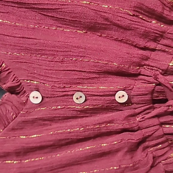 Red and Gold Dress - Picture 2 of 7